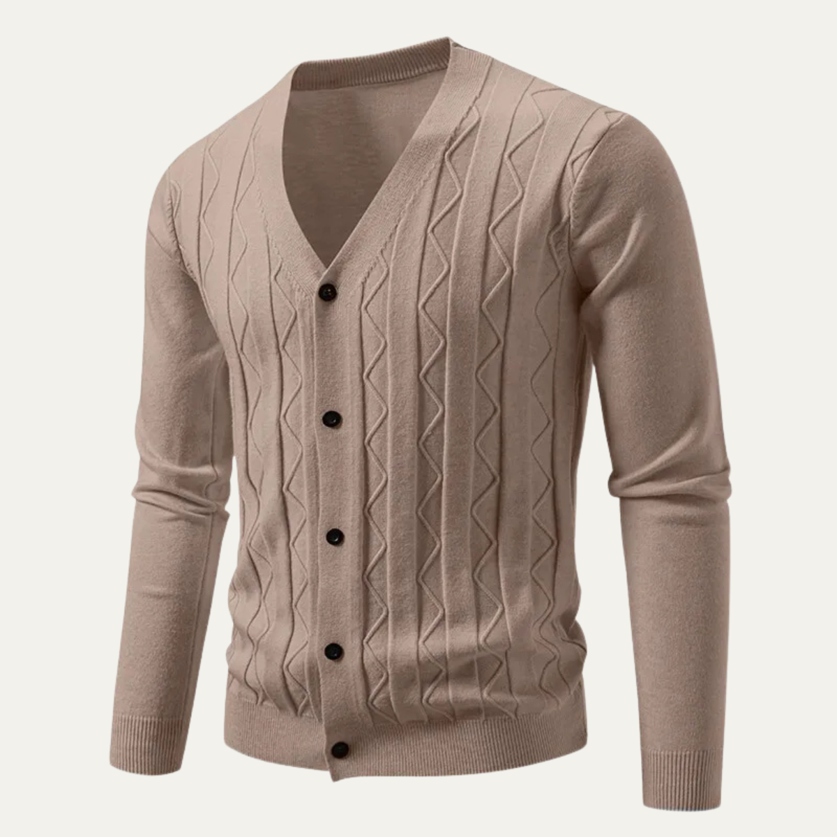 Classic Men's Breathable V Neck Sweater Cardigan