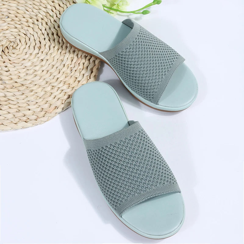 Soft Summer Flat Sandals - Casual Beach Shoes