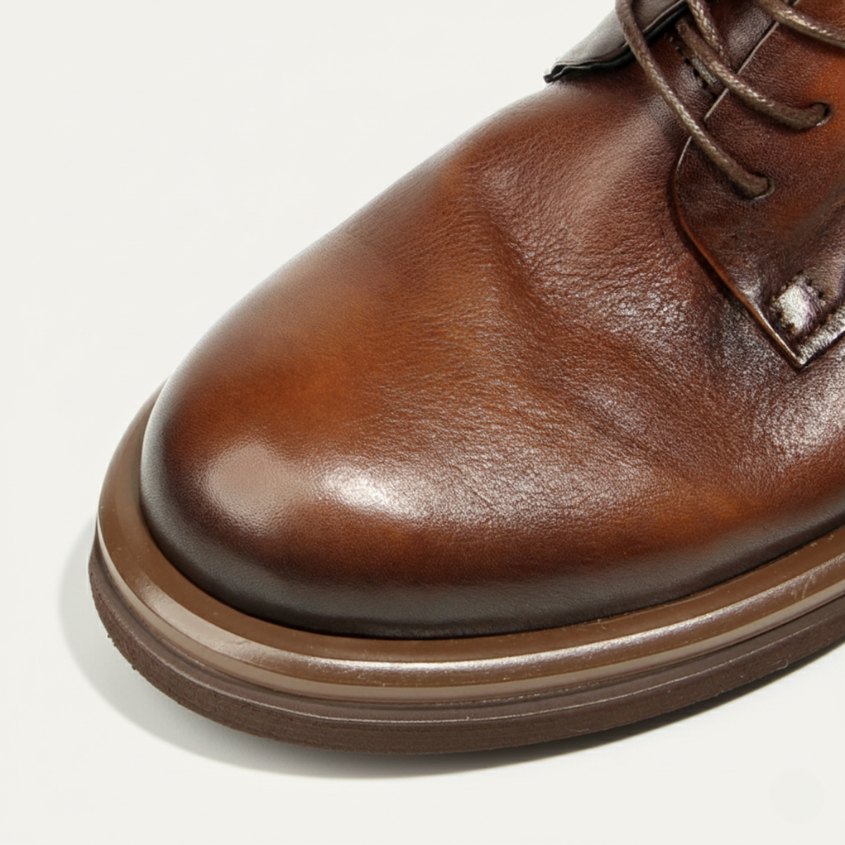 Classic Black Leather Oxford Shoe
