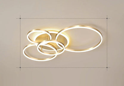 Relaxing LED Overhead Light with Cozy Glow