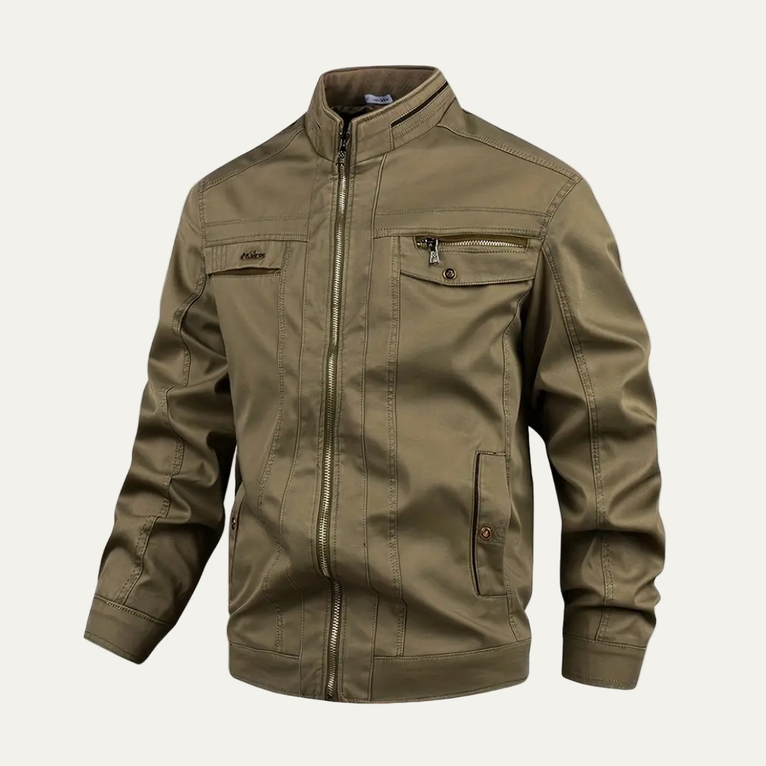 Men's Slim Fit Classic Bomber Jacket