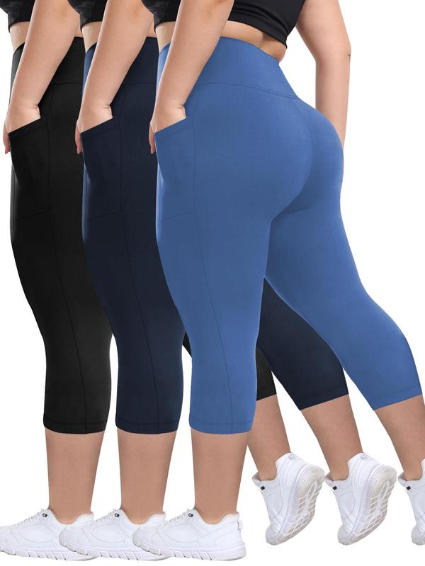 Comfortable 3-Pack Yoga Capris