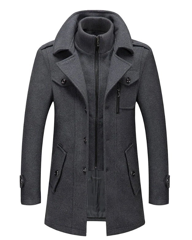 Men's Classic Double Closure Trench Coat