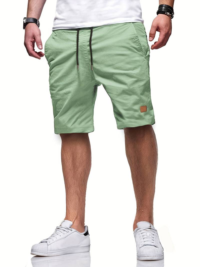 Men's Casual Elastic Waist Shorts