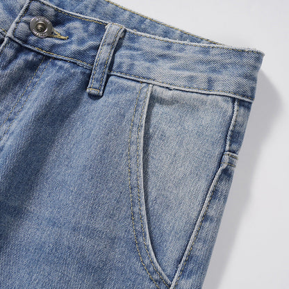 Men's Casual Denim Cargo Jeans