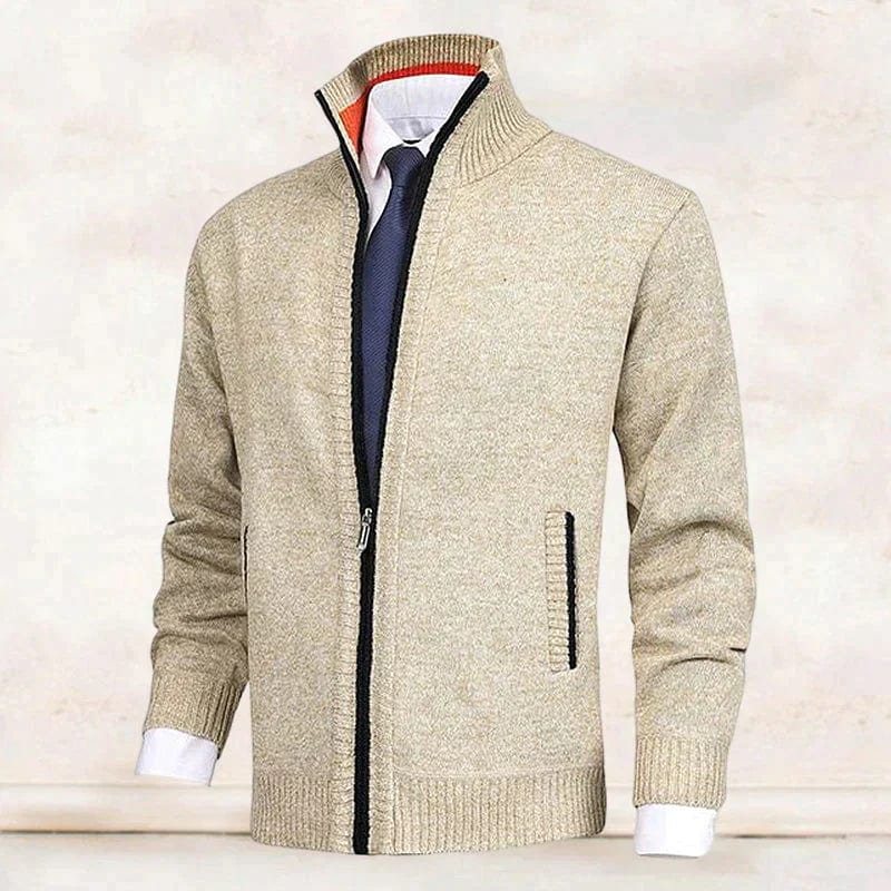 Cozy Oversized Crew Neck Cardigan Sweater