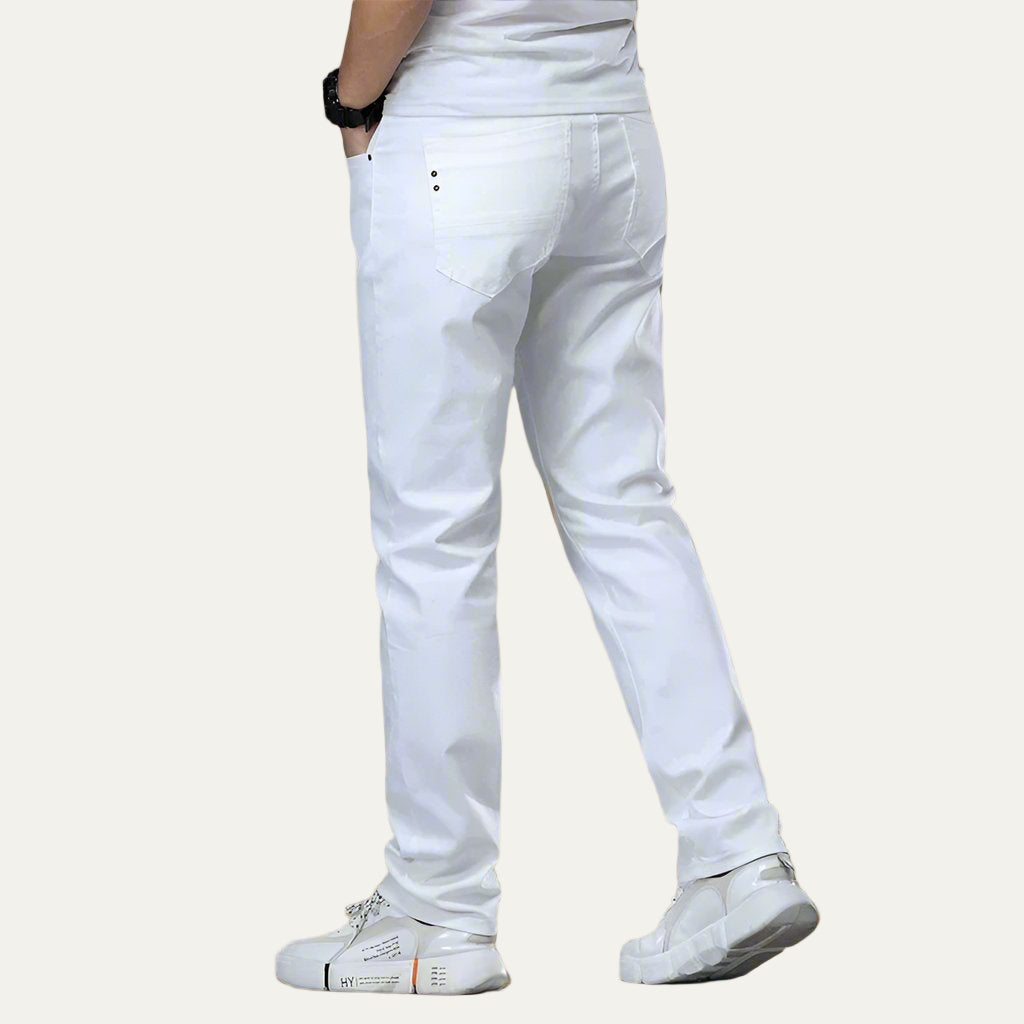 Men's Classic Fit Straight Leg Jeans Pants