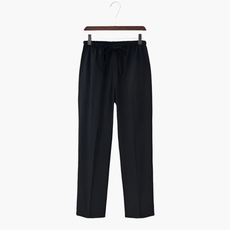 Relaxed Fit Soft Cotton Trousers