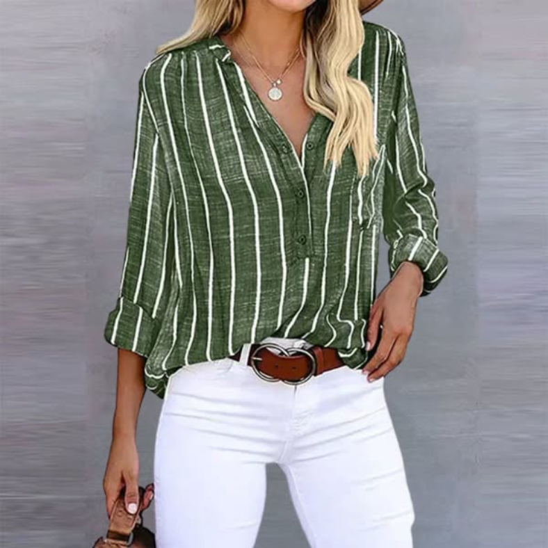 Valenne Women's Striped Blouse