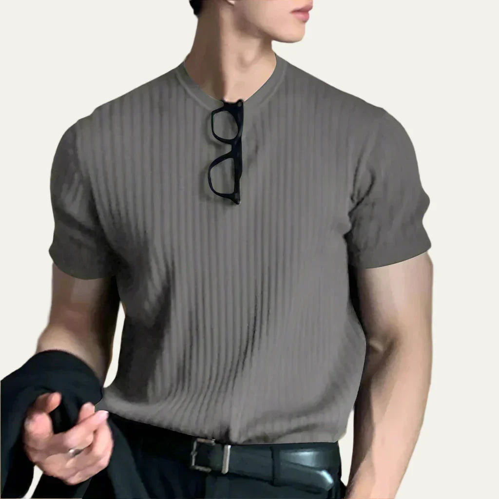 Casual Fit Crew Neck Short Sleeve Tee Shirt