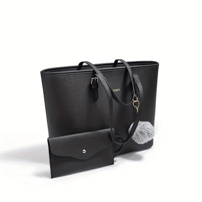 Stylish Large Capacity Tote Shoulder Bag - OutfitLondon