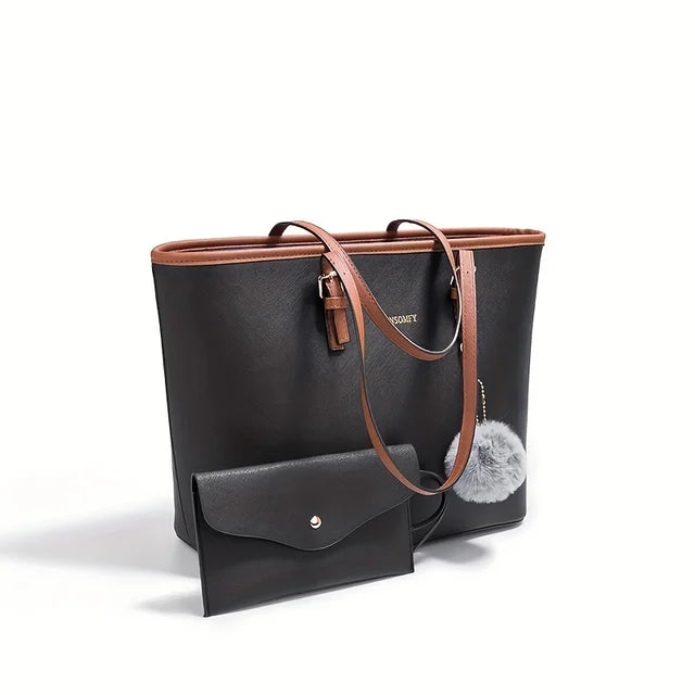 Stylish Large Capacity Tote Shoulder Bag