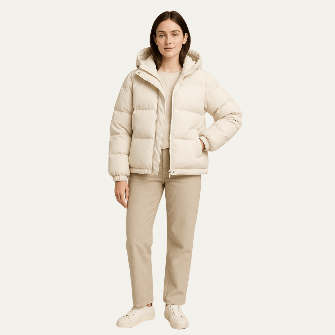 Relaxed Fit Women's Puffy Coat