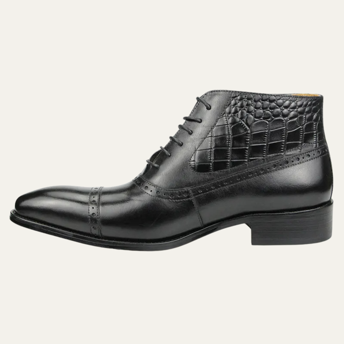 Men's Smart Leather Lace Up Dress Boots