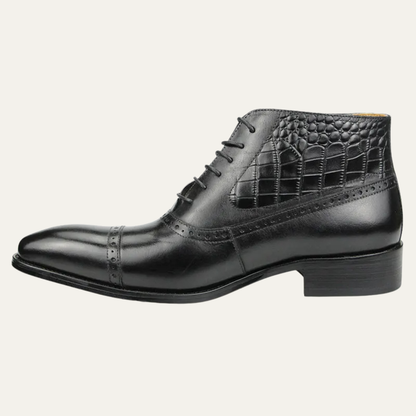 Men's Smart Leather Lace Up Dress Boots