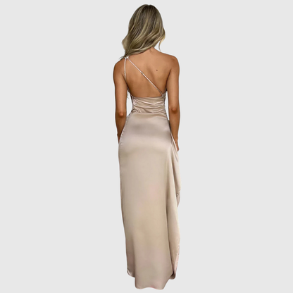 Elegant Satin Formal Evening Dress