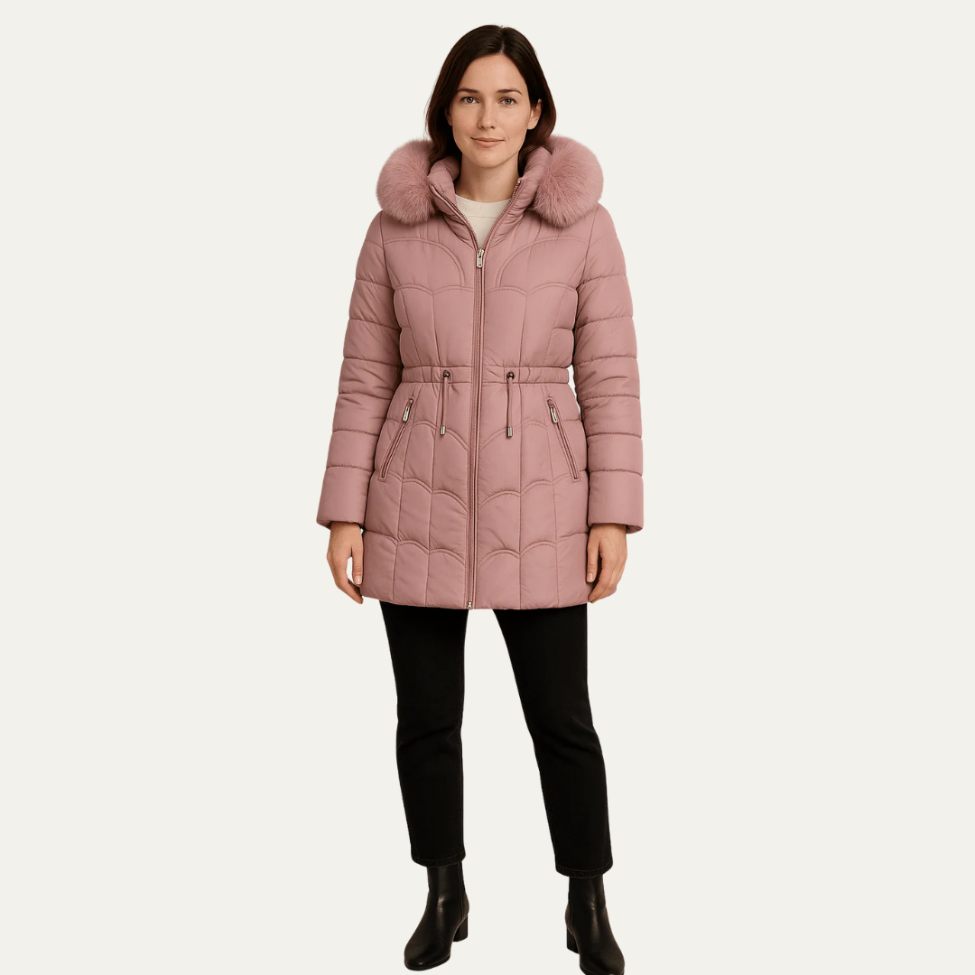Women's Stylish Mid-Length Down Jacket