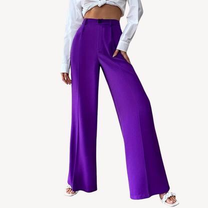 Loose Fit Violet Pants