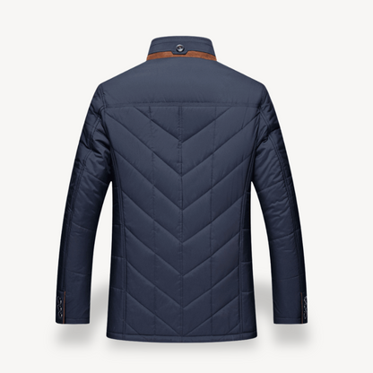 Warm Insulated Puffer Coat Men's Fleece Lined