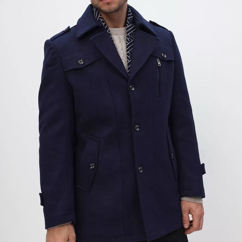 Warm Wool Mix Classic Fit Trench Coat
