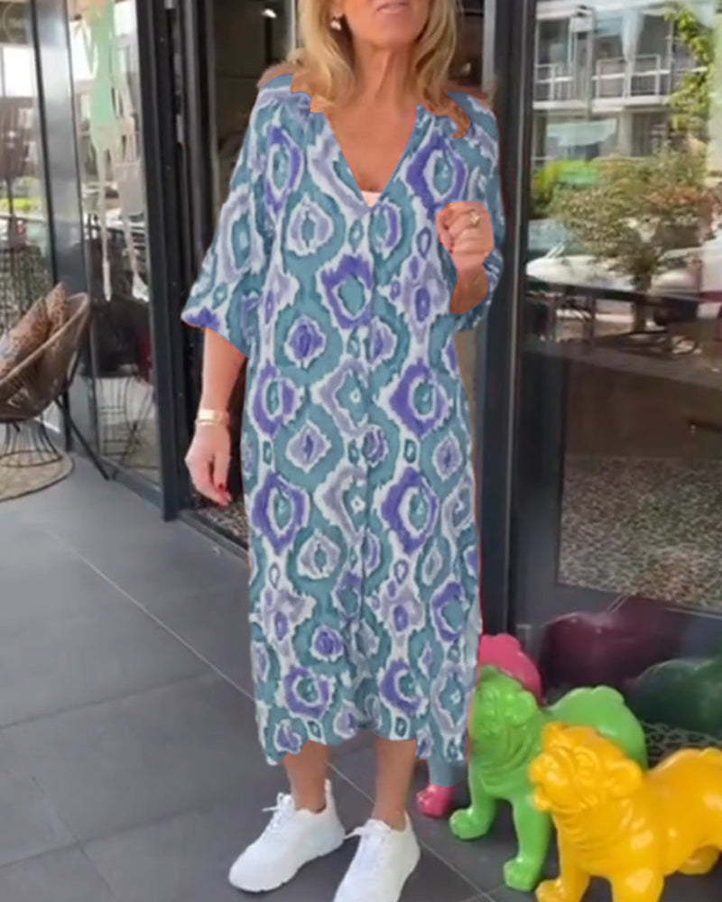 Women's Flowy Floral Sundress for Summer