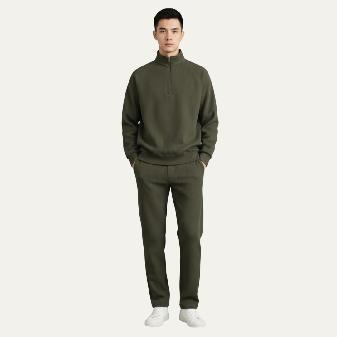 Men's Warm Fleece Pullover Sweater