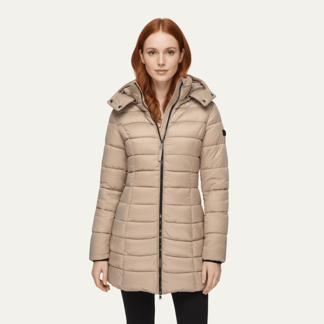 Slim Fit Women's Water Resistant Puffer Jacket