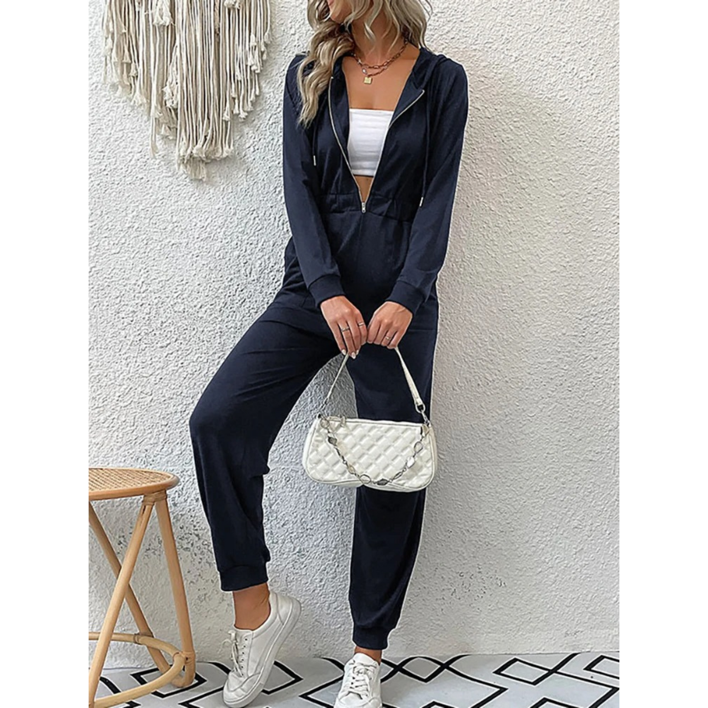 Relaxed Fit Women's Sports Jumpsuit