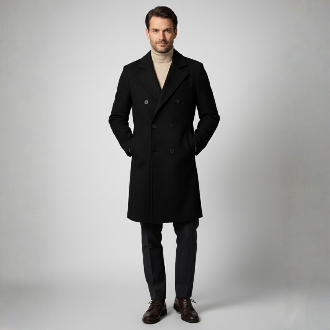 Classic Warm Winter Pea Coat