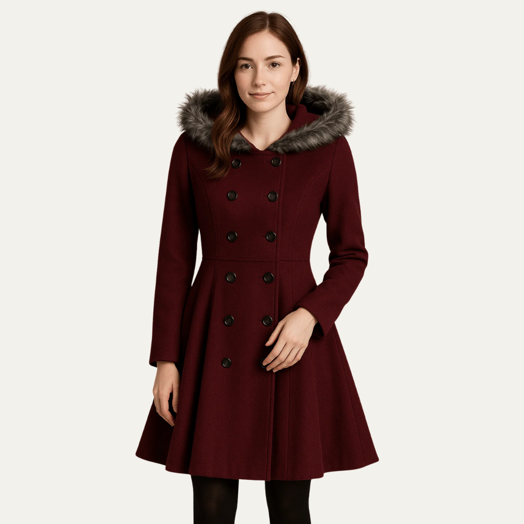 Ladies Classic A-Line Trench Coat - OutfitLondon