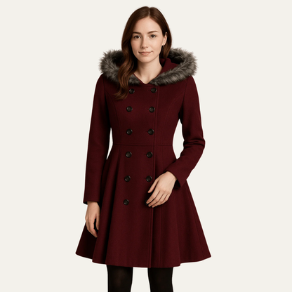 Ladies Classic A-Line Trench Coat - OutfitLondon