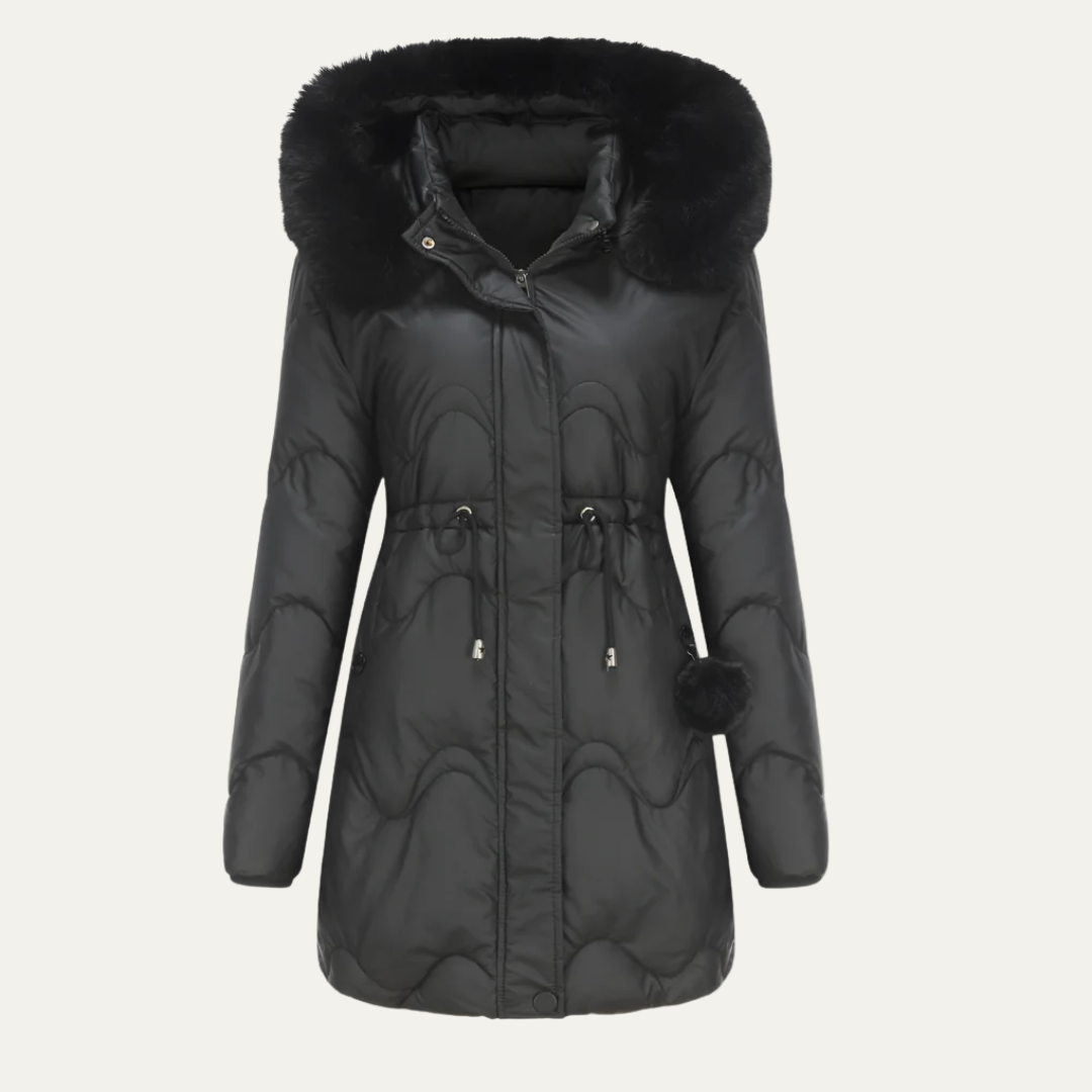 Warm Insulated Waterproof Women's Puffer Coat - OutfitLondon
