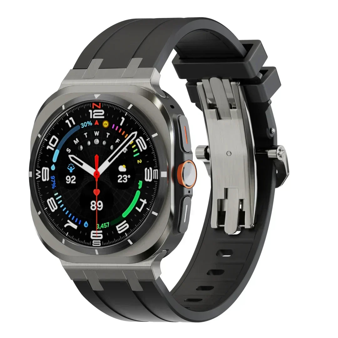 Colorful Butterfly Clasp Soft Strap For Samsung Watch