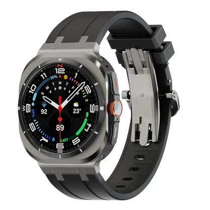 Colorful Butterfly Clasp Soft Strap For Samsung Watch