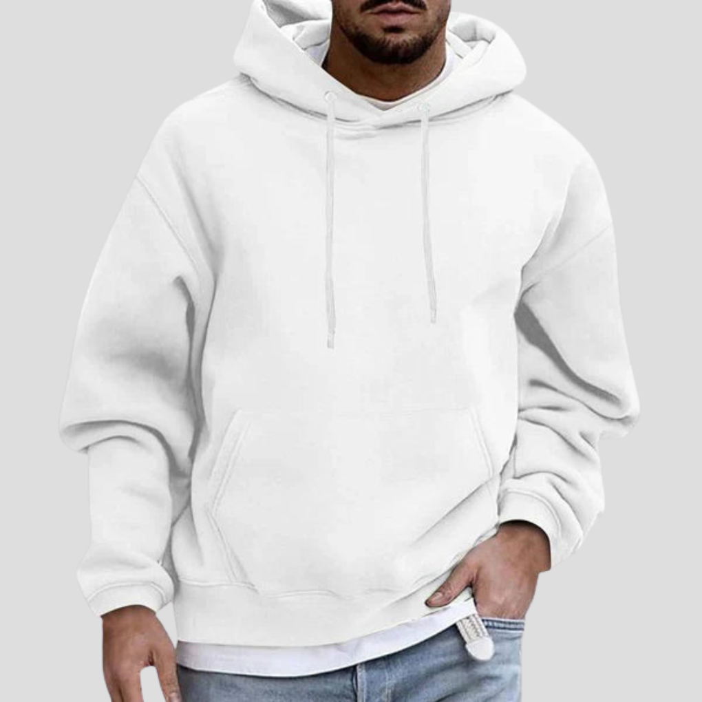 Casual Hooded Sweatshirt with Pockets