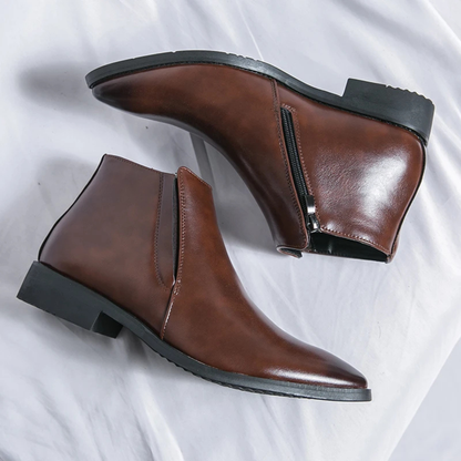 Classic Men's Leather Chelsea Boot Shoes