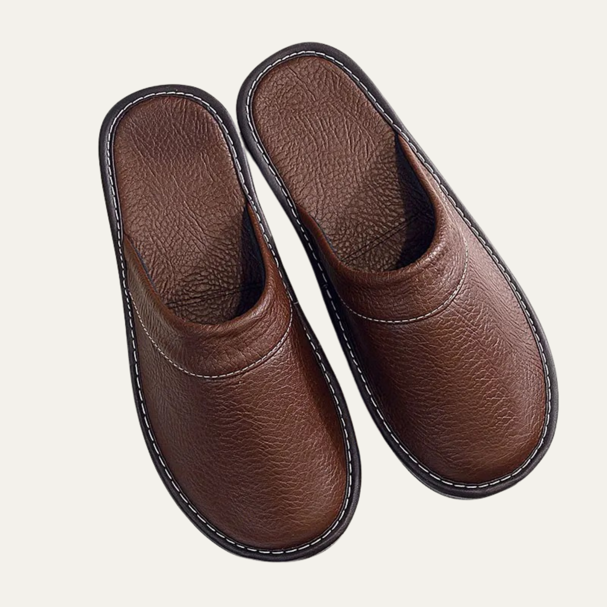 Comfortable Men's Leather Slippers