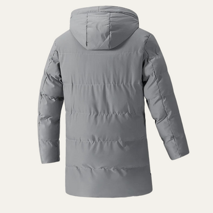 Warm Men's insulated Long Parka Winter Coat