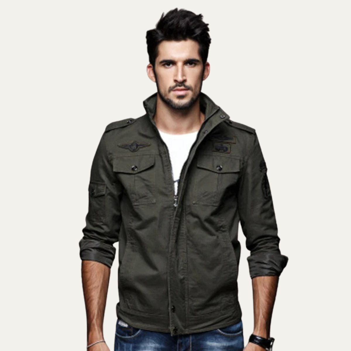 Rugged Outdoor Cotton Field Jacket