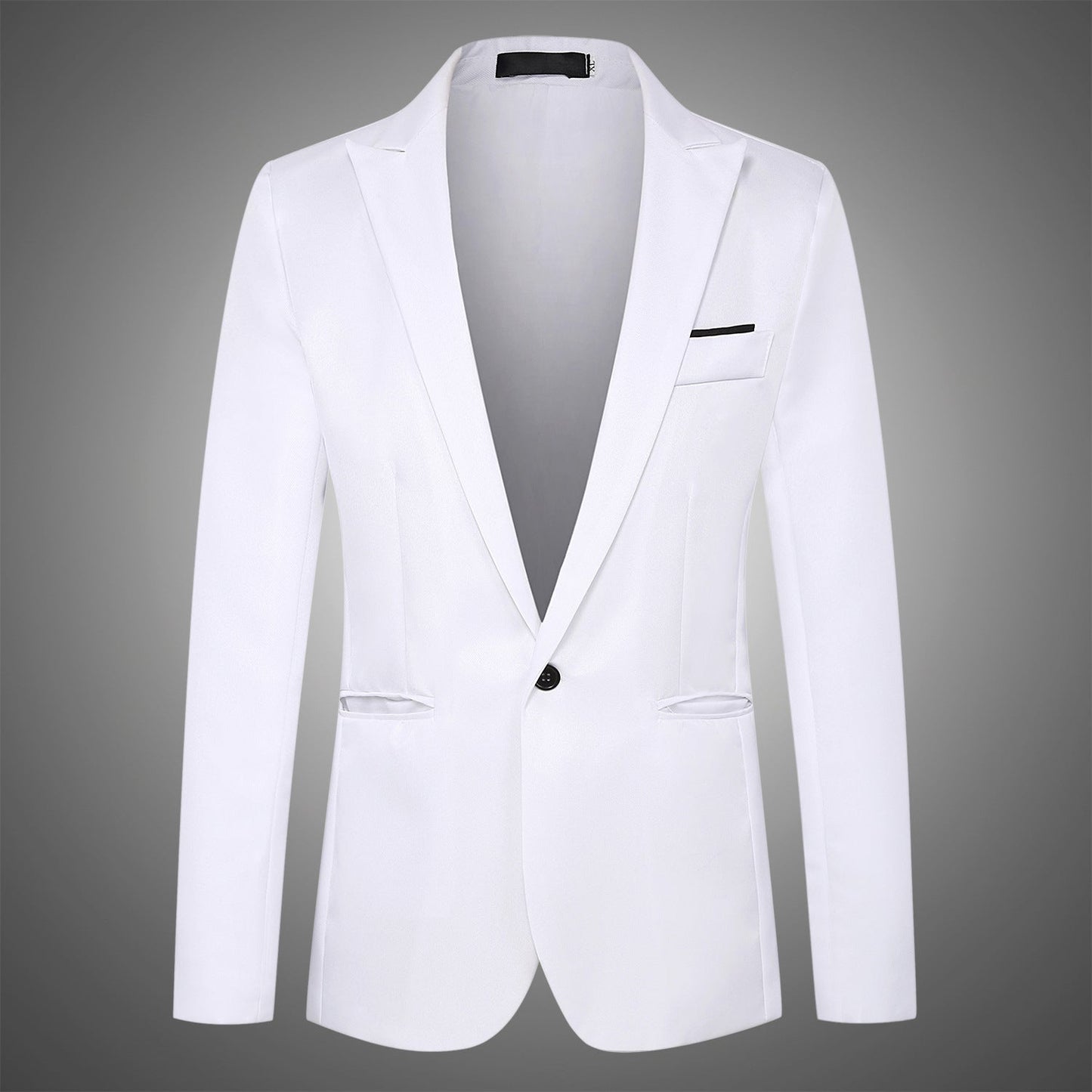 Slim Fit One Button Mens Jacket