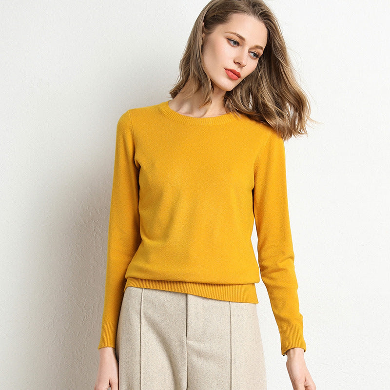 Soft Women's Classic Wool Pullover Sweater