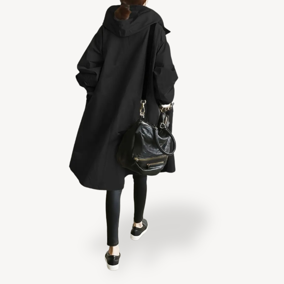 Ladies Classic Dark Parka Jacket