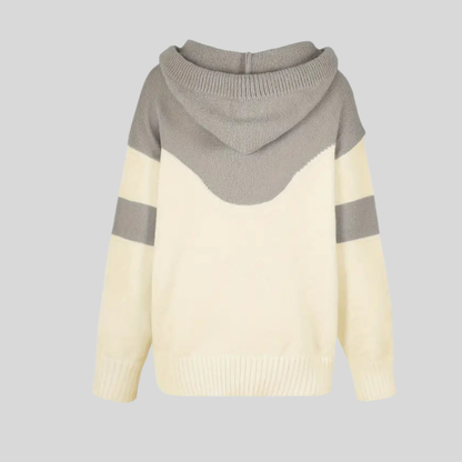 Soft Fleece Dual Color Hooded Sweatshirt
