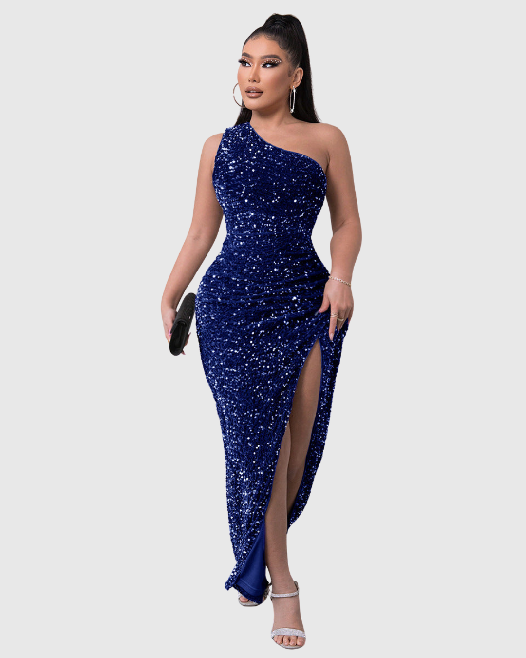 Elegant One Shoulder Formal Gown