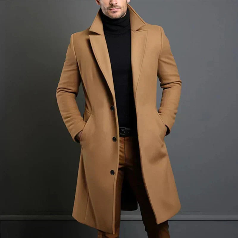 Slim Fit Luxury Wool Overcoat