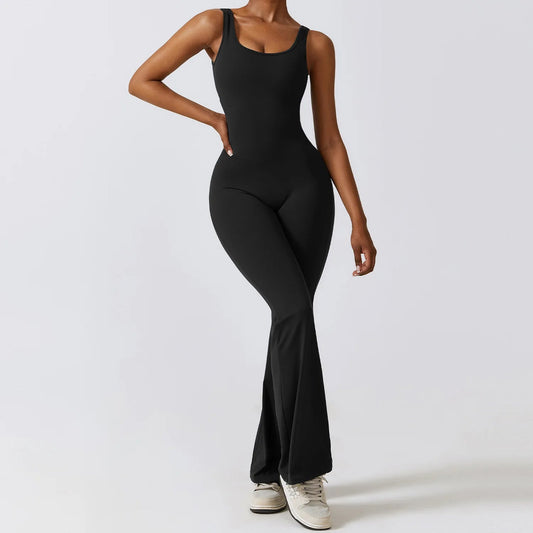 Loose Fit Ladies Athletic Jumpsuit - OutfitLondon