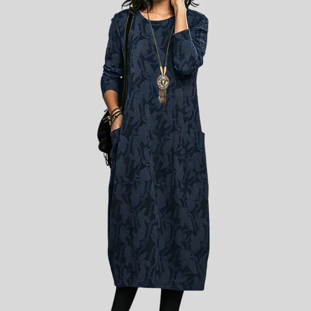 Stylish Printed Mid Length Women's Dress