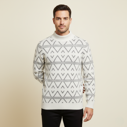 Cozy Men's Fleece Crew Neck Sweater