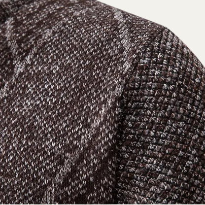 Warm Men's Cozy Zipper Knit Jacket
