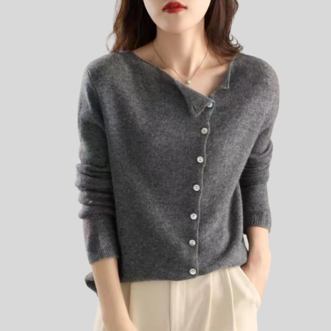 Cozy Cable Knit Crew Neck Sweater for Women - OutfitLondon